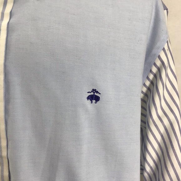 Brooks Brothers Shirt Mens XL Fun Striped - Picture 3 of 6